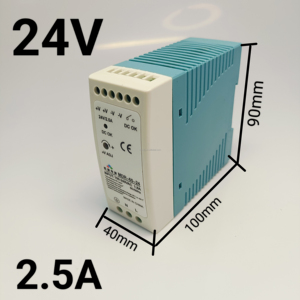 Loạt 20W 60W 100W AC-<span class=keywords><strong>DC</strong></span> <span class=keywords><strong>24V</strong></span> DIN đường sắt chuyển mạch cung cấp điện ngành công nghiệp 220V/110V đầu vào 1A đầu ra hiện tại - Product Image 5