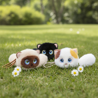 KI-gesteuerter Intelligenter Plüsch-Begleiter-Roboter, Cartoon-Tiere, Heilender Plüschroboter, Intelligente Sprachpuppe, Elektronisches Haustier, Katze aus Polyester