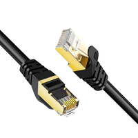 KABEL LAN ZONG CABEL 26AWG SFTP Cat 7 10Gbps 600MHz Patch Cord Kabel Jaringan dengan Konektor RJ45 Berlapis Emas Kabel Ethernet