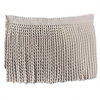 Frange à pampilles en dentelle de coton brodée de 9,2 cm de large pour accessoires de rideaux, textiles de maison, vêtements et cheminées de table