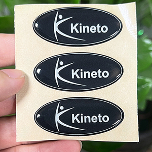 Custom 3D Clear Dome Epoxy Resin <b>Stickers</b>, Personalized <b>Logo</b> Cartoon Self‑Adhesive Thick Waterproof Badge <b>Stickers</b> - Product Image 3