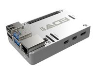 Casing Raspberry Pi 5 tanpa kipas mengurangi suhu papan hingga 20 ~ 25 °C Modul Alat Pengembangan