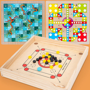 4 in1 12 inch carrom Board Game tấn công cổ điển và trò chơi bỏ túi - Product Image 4