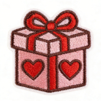 Badges brodés en dentelle non tissée personnalisés tendance, logo de marque, patchs thermocollants pour accessoires en denim