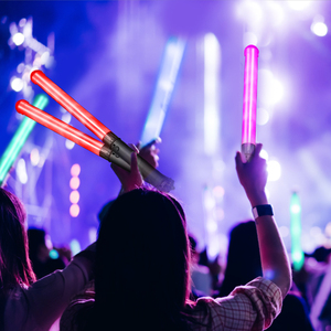 Cristal Varita Palos Led <span class=keywords><strong>Fiesta</strong></span> Espuma Luz Intermitente Flash Solar Powered Espadas Juguetes Corazón Glow Stick - Product Image 6