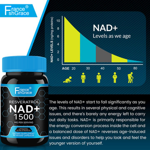 Suplemento de NAD Shecome de Alta Calidad, Alta Potencia, Máxima Absorción, Suplemento de NAD Puro, Energía, Reparación del ADN y Apoyo a la Función Cerebral - Product Image 6