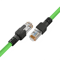 Cable Industrial Cat5e SF/UTP de Alta Flexibilidad, RJ45 a RJ45, Cable Ethernet Industrial con Cubierta de PVC y Cobre Multifilar