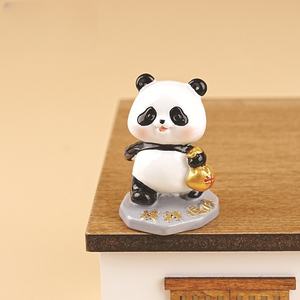 แม่พิมพ์งานฝีมือเรซินน่ารักทำจากเรซิน3D แพนด้าแดงสำหรับการตกแต่ง - Product Image 5