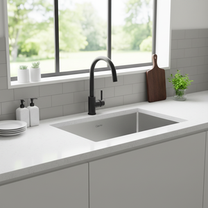 [CALMFORTE] CALMFORTE 630 Sound Proof <b>Padded</b> Premium Hand Made Sink with Embo Finished Steel and Anti Bacterial Coating - Product Image 3