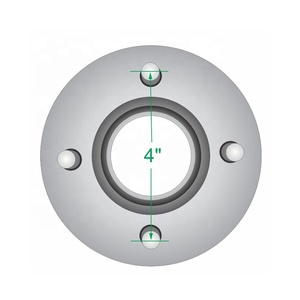 2000 ק "ג קיבולת ברזל הליהוק 4 בורג על 4" שירות טריילר גלגל עם l44643 נושאת - Product Image 3