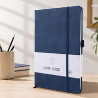 Carnet de bureau en stock, en similicuir, avec sangle A5, pour notes de cours, directement de l'usine