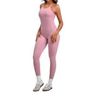 Combinaison de sport pour <span class=keywords><strong>femme</strong></span> Quick-Dr, vêtements de fitness légers en spandex/nylon, sans couture, longueur intégrale, ajustement personnalisé, body de yoga - Product Image 4