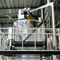 Machine à souffler les films plastiques ABC à 3 couches, vis et cylindre anti-usure pour une production continue de films plastiques sur de longues périodes
