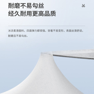 Summer Ice Silk Sun Protection Face Mask With Ear Loops Quick Dry UV Protection For Cycling Hiking Outdoor Sports - Product Image 4