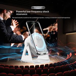 新型ZJ-08多機能誘導音声回転式携帯電話ブラケットRGBライト付き3in1スピーカー車載・屋外用 - Product Image 3