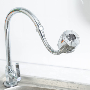 Faucet Anti Splash Head Extension 1.5gpm Rotating <b>Filter</b> Nozzle For <b>Kitchen</b> Home <b>Water</b> Saving - Product Image 2