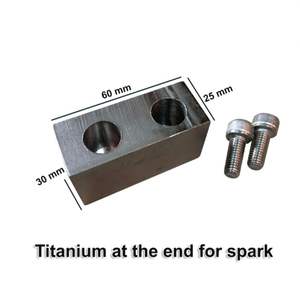 Titanio plano en el extremo para piezas <span class=keywords><strong>de</strong></span> acrobacias <span class=keywords><strong>de</strong></span> motocicleta Spark <span class=keywords><strong>Honda</strong></span> accesorios <span class=keywords><strong>de</strong></span> motocicleta plateados con <span class=keywords><strong>precio</strong></span> <span class=keywords><strong>de</strong></span> fábrica - Product Image 2