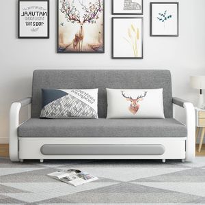 Moderna sedia pieghevole in legno dormiente divano letto a tre posti soggiorno <span class=keywords><strong>Divan</strong></span> multifunzione - Product Image 2