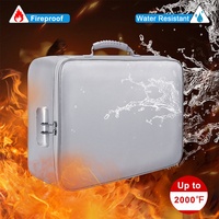 YHX étanche ignifuge fichier organisateur classement stockage documents boîtes voyage coffre-fort sacs pour Documents ignifuge stockage organisateur