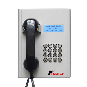 Téléphone pour détenus KNTECH, certifié IP55, Wi-Fi activé, SOS, anti-corrosion, téléphone filaire pour les écoles et les lieux publics extérieurs, fabriqué en Chine - Product Image 2