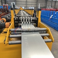 Máquina Profesional de Perfilado Automático de Correas Metálicas Tipo C, Equipo para Fabricación de Perfiles de Canal, Accionada por Motor y Bomba