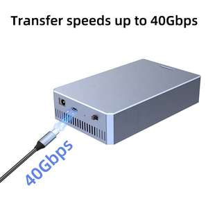 WFYEAR TB024 40Gbps U.2 NVME SSD Enclosure Kipas Pendingin Antarmuka Penuh Tipe-C M.2 Desain Aluminium 2230 Kompatibel HDD - Product Image 4