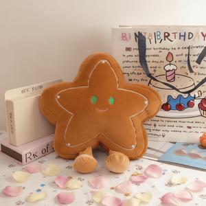 Soft Plush Gingerbread Man <strong>Christmas</strong> Gifts High Quality Kids Pillow Toys Custom Wholesale - Product Image 4