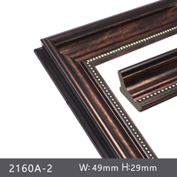 Moulures décoratives simples en plastique noir pour cadres photo et tableaux, idéales pour l'encadrement de toiles – Fabricant chinois