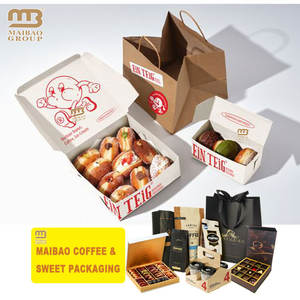 Caja de papel de embalaje de regalo de Chocolate de caramelo vacío en forma de corazón pequeño personalizado con ventana transparente para invitación de recuerdo de boda - Product Image 3