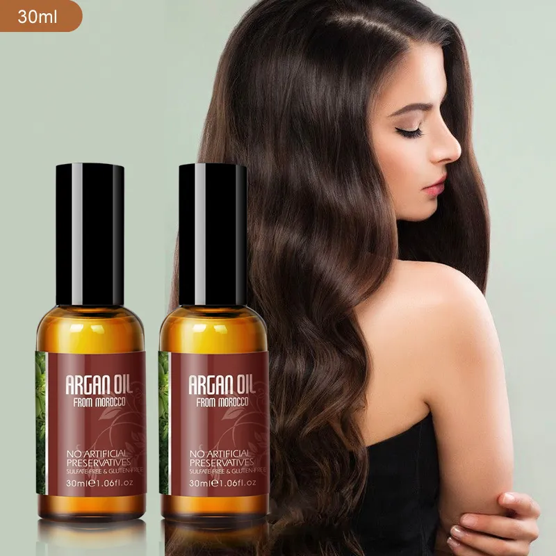 NUSPA-tratamiento nutritivo para el cabello seco, suero orgánico para el cabello, aceite de argán marroquí