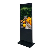 43 49 55 65 inci Indoor Display papan Digital berdiri LCD iklan Totem untuk Indoor lantai iklan
