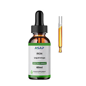 OEM Complément Alimentaire Fer Fe Fer Gouttes Liquide 60ml gouttes de fer pour les Femmes - Product Image 1
