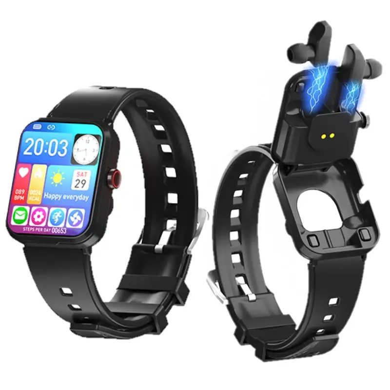 S6 2-in-1 Smart Bracelet Headset Earbuds Tws Smart Watch And Ear Buds Phone Tws Wireless Earphone Wristband