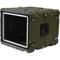 Couleurs personnalisées Moule rotatif dur 19 pouces antichoc 8u Rack Mount Case