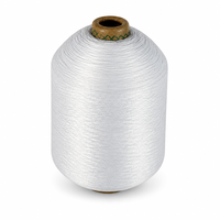 Fil de polyester copié 75D/2 torsadé haute ténacité pour la tressage de sangles, la couture et la broderie
