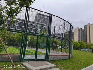 Clôture métallique à bas <span class=keywords><strong>prix</strong></span> pour terrain de football, filet galvanisé en treillis losange - Product Image 6