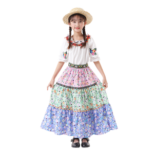 Прямые с фабрики костюмы для выступлений мальчиков и девочек длинные баварские этнические костюмы - Product Image 4