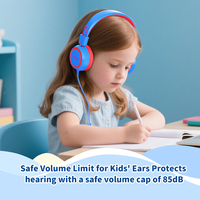 Auriculares para niños plegables con cable a precio barato, auriculares dinámicos con sonido estéreo para teléfono y PC, juegos, regalo para niños para aprender