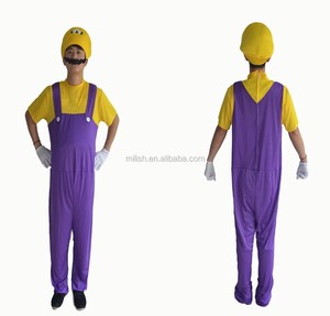 Disfraces de Cosplay para Adultos, Lindos y Novedosos, Disfraces de <span class=keywords><strong>Super</strong></span> Luigi Malvado de <span class=keywords><strong>Mario</strong></span> <span class=keywords><strong>Bros</strong></span> para Halloween MFJ-0002 - Product Image 3