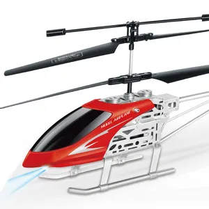 Удержания высоты Летающий вертолет 2,4 г 3.5CH р/у вертолет со стальным корпусом и двойной мотор