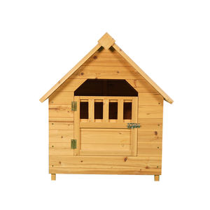 Calidad garantizada Casa de perro a prueba de viento muebles de madera al aire libre <span class=keywords><strong>casas</strong></span> de perro <span class=keywords><strong>baratas</strong></span> - Product Image 4