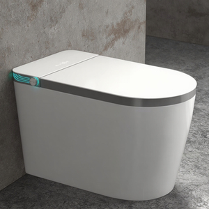 Set Sedile WC Intelligente Riscaldato con Bidet Smart, Sensore, Lussuoso Lavabo in Ceramica con Scarico a <span class=keywords><strong>Sifone</strong></span> Rotondo - Product Image 6