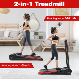 LF520E gran oferta plegable ahorro de espacio Fitness en casa ligero fácil de mover 2 en 1 máquina para caminar y correr cinta de correr de pendiente <span class=keywords><strong>fija</strong></span> - Product Image 6