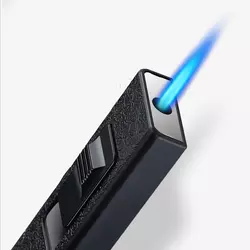 Hộp đựng thuốc lá điện tử bằng kim loại nhựa chống nước mạ vàng tùy chỉnh bán buôn nhà máy Jiaxin kèm bật lửa USB - Product Image 5