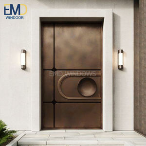 Porte extérieure de sécurité en fer forgé avec vitre latérale Loyal - Product Image 2