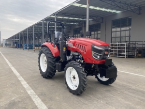 รถแทรกเตอร์เกษตร 100 แรงม้า ขับเคลื่อน 4 ล้อ ประหยัดน้ำมัน พร้อมห้องโดยสาร ผลิตจากโรงงานในจีนโดยตรง เครื่องยนต์ดีเซลที่เชื่อถือได้ เกียร์อัตโนมัติ ปั๊มมอเตอร์ - Product Image 2