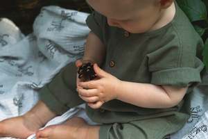 Summer Infant Baby Boy Linen Cotton Overall Romper Button Long Pants Jumpsuit with Pocket - Product Image 5