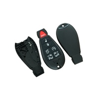 Coque de clé télécommande Fobik à 7 boutons de type nouveau pour clés de véhicule en gros, compatible IYZ-C01C pour Chrysler Dodge Jeep VW