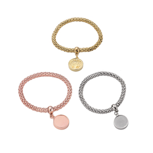 กำไลข้อมือแฟชั่นสำหรับวันแม่ วันเกิด วันคริสต์มาส กำไลเปล่าสำหรับงานซับลิเมชั่น ของขวัญสำหรับผู้หญิง - Product Image 1