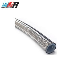 BJR pièces de course de voiture haute pression <span class=keywords><strong>E85</strong></span> ligne de <span class=keywords><strong>carburant</strong></span> Flexible en acier inoxydable tressé PTFE tuyau - Product Image 3